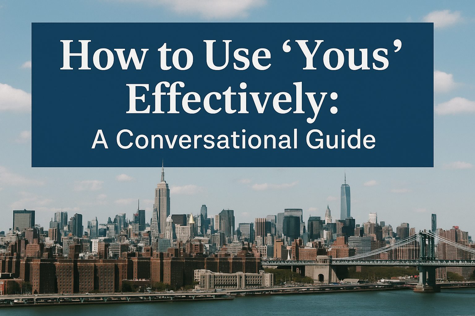 How to Use 'Yous' Effectively: A Conversational Guide - Fillablew9.com