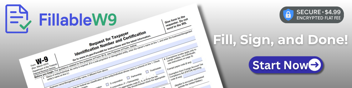 Start your Electronic W9 Form 